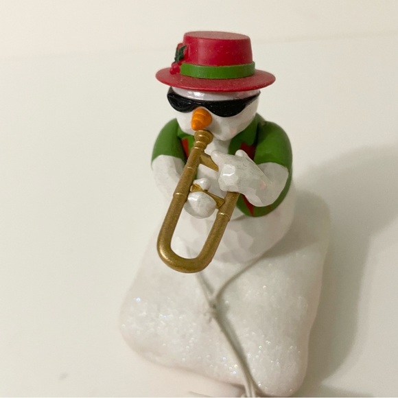 Hallmark Snowman Wireless Band Trombone Tony Music and Movement Flaws - Picture 15 of 17